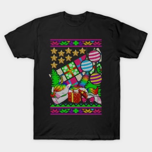 Unicorn Christmas Scene T-Shirt